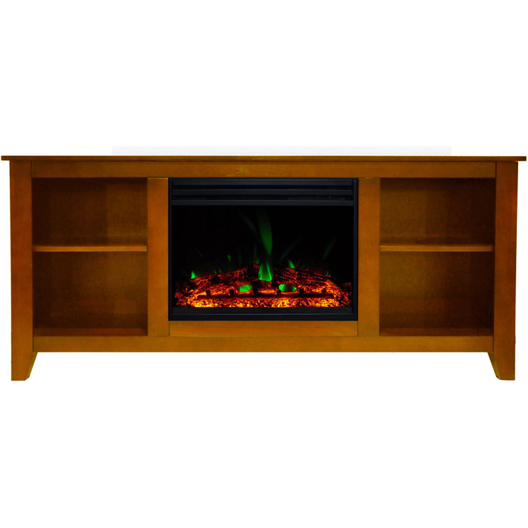Alcott Hill® TV Stand for TVs up to 70" with Fireplace Included